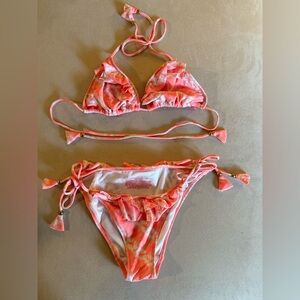 ❤️Victoria Secret ❤️Pink Tie-Dye Bikini Set